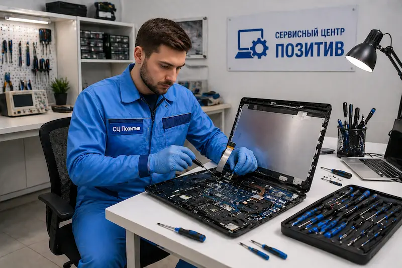 Замена шлейфа матрицы ноутбука в Волгограде