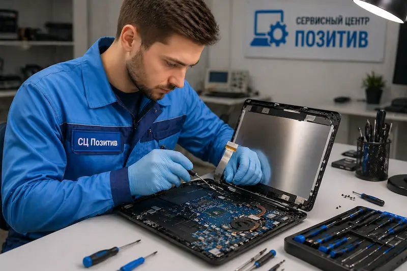 Ремонт шлейфа матрицы ноутбука в Волгограде