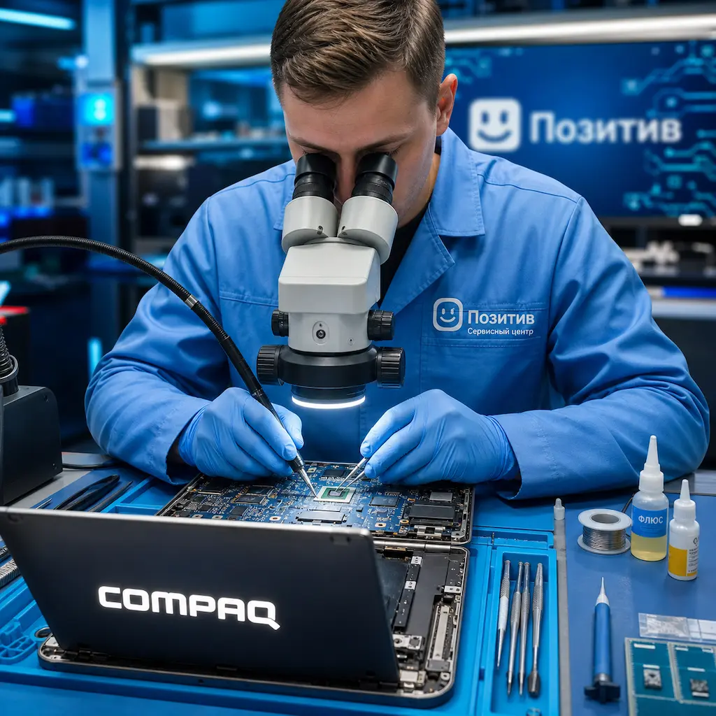 Замена видеокарты ноутбука Compaq в Волгограде