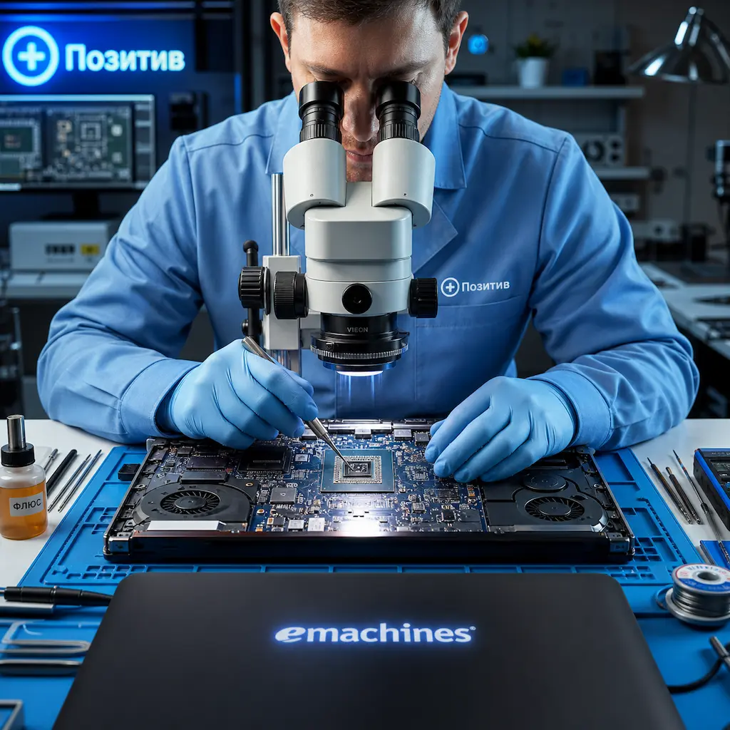 Замена видеокарты ноутбука Emachines в Волгограде
