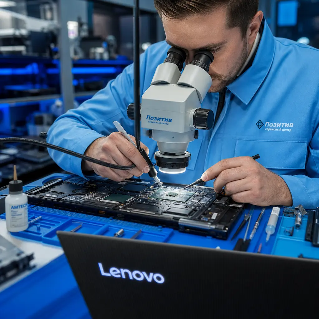 Замена видеокарты ноутбука Lenovo в Волгограде