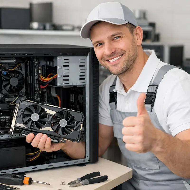 Замена видеокарты ПК в Волгограде