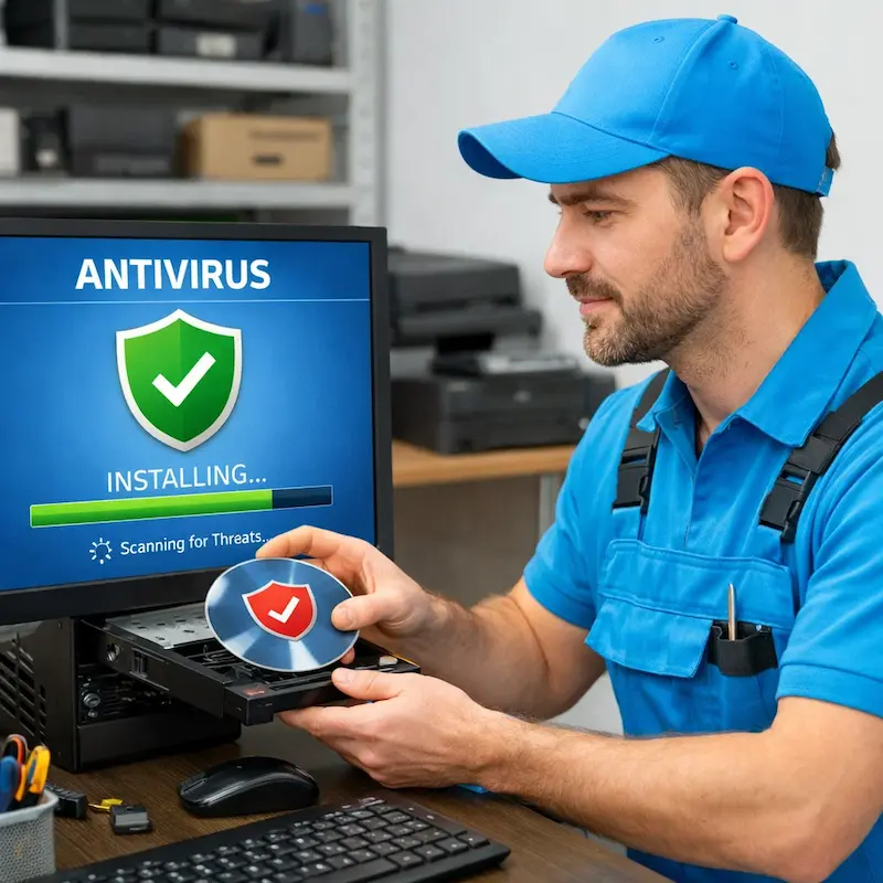 Установка антивируса в Волгограде на дому