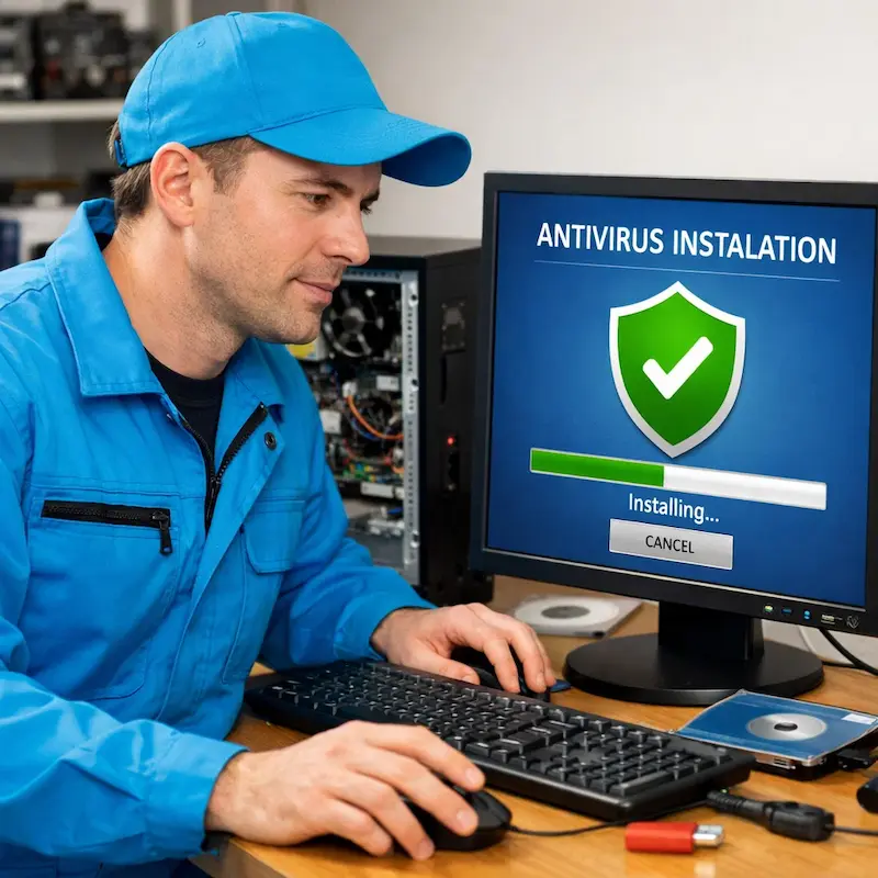 Установка антивируса на ноутбук в Волгограде